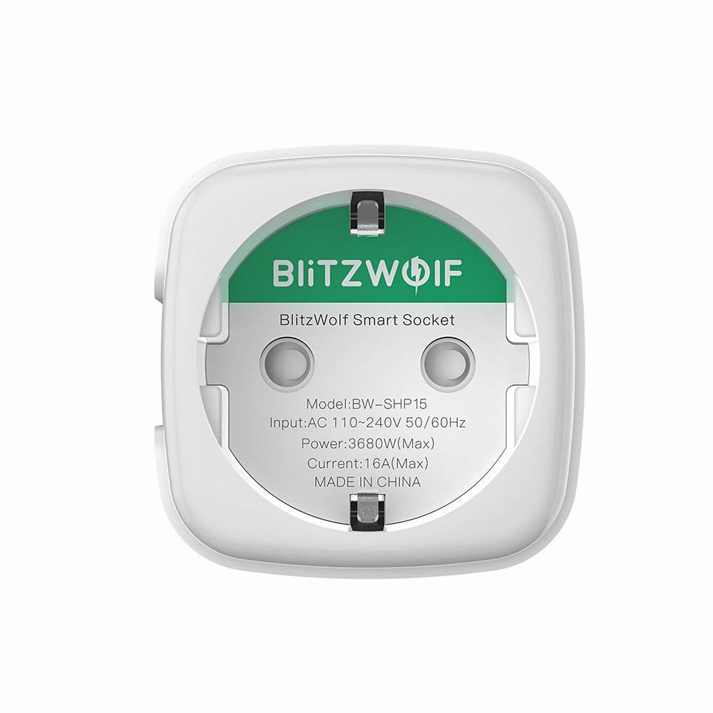 Blitzwolf Έξυπνη πρίζα BW-SHP15, ZigBee, 3680W (Λευκό)