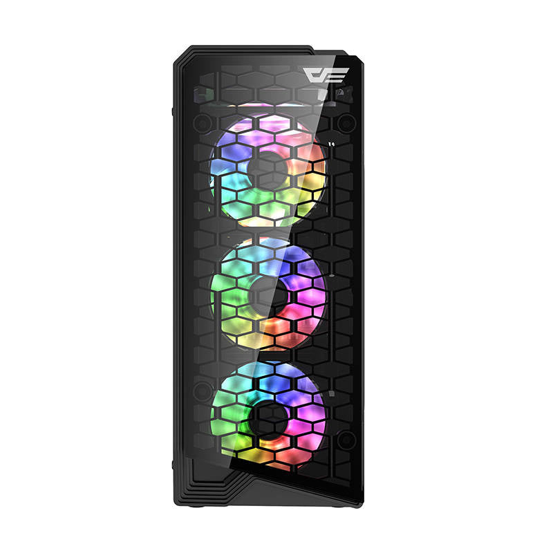 Darkflash Κουτί Υπολογιστή Water Square (Μαύρο)