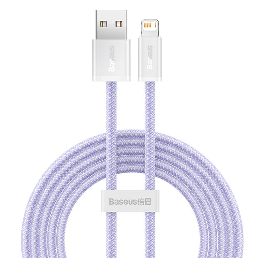 Baseus Καλώδιο USB σε Lightning Dynamic Series, 2.4A, 2m (Μοβ)