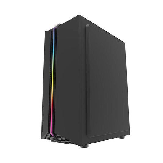 Darkflash DK151 LED θήκη υπολογιστή (μαύρη) + 3 ανεμιστήρες RGB