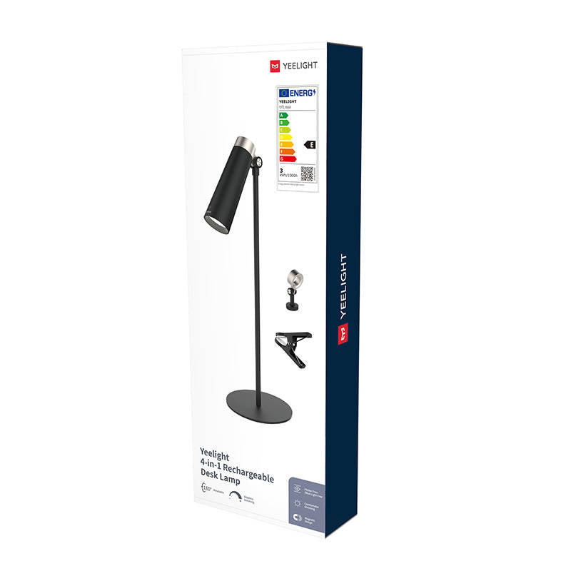 Yeelight Επαναφορτιζόμενο Φωτιστικό Γραφείου 4 σε 1 (Μαύρο)