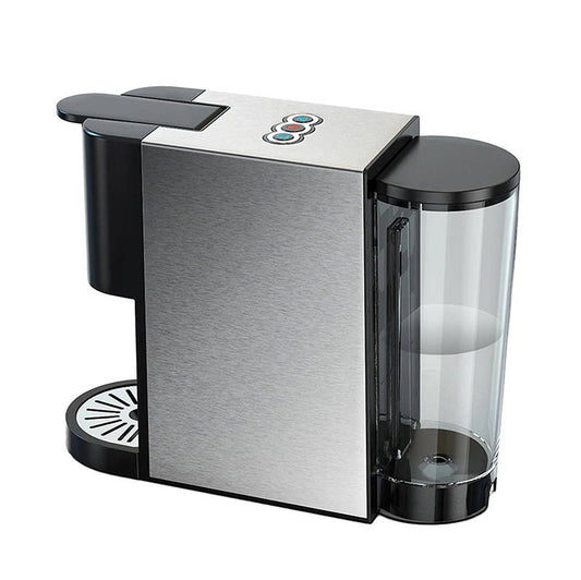 HiBREW Καφετιέρα για Κάψουλες H3A 4σε1 19bar (Μαύρο/Ασημί)
