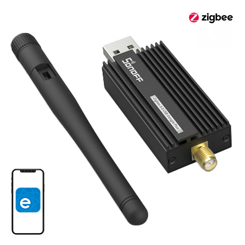Sonoff Πύλη ZigBee 3.0 USB Dongle Plus-E (Home Assistant, openHAB, Zigbee2MQTT) (Μαύρο)