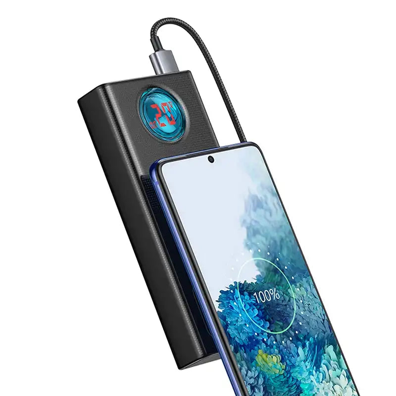 Baseus Powerbank Amblight 30000mAh 4xUSB USB-C 65W (Μαύρο)