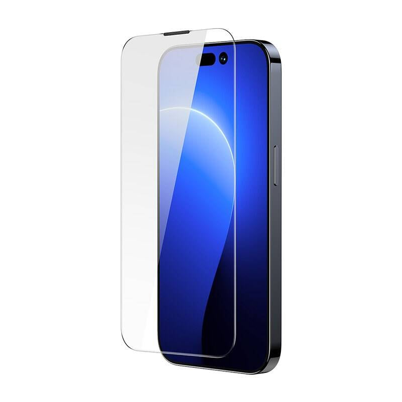 Baseus Προστατευτικό Οθόνης Crystal Tempered Glass Dust-proof 0.3mm για iPhone 14 Pro (2τμχ) (Διαφανές)