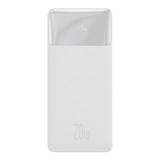 Baseus Powerbank Bipow 10000mAh, 2xUSB, USB-C, 20W (Λευκό)