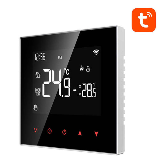 Avatto Έξυπνος Θερμοστάτης Λέβητα ZWT100 3A Zigbee Tuya (Μαύρο)