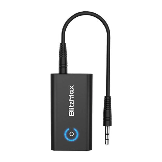Blitzwolf/BlitzMax Πομποδέκτης Bluetooth 5.2 BT05, aptX (Μαύρο)