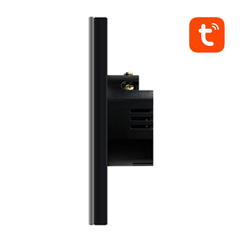 Avatto Έξυπνος Διακόπτης Χωνευτός ZigBee LZTS02-EU-W3 (3 κουμπιά) χωρίς ουδέτερο TUYA (Λευκό)
