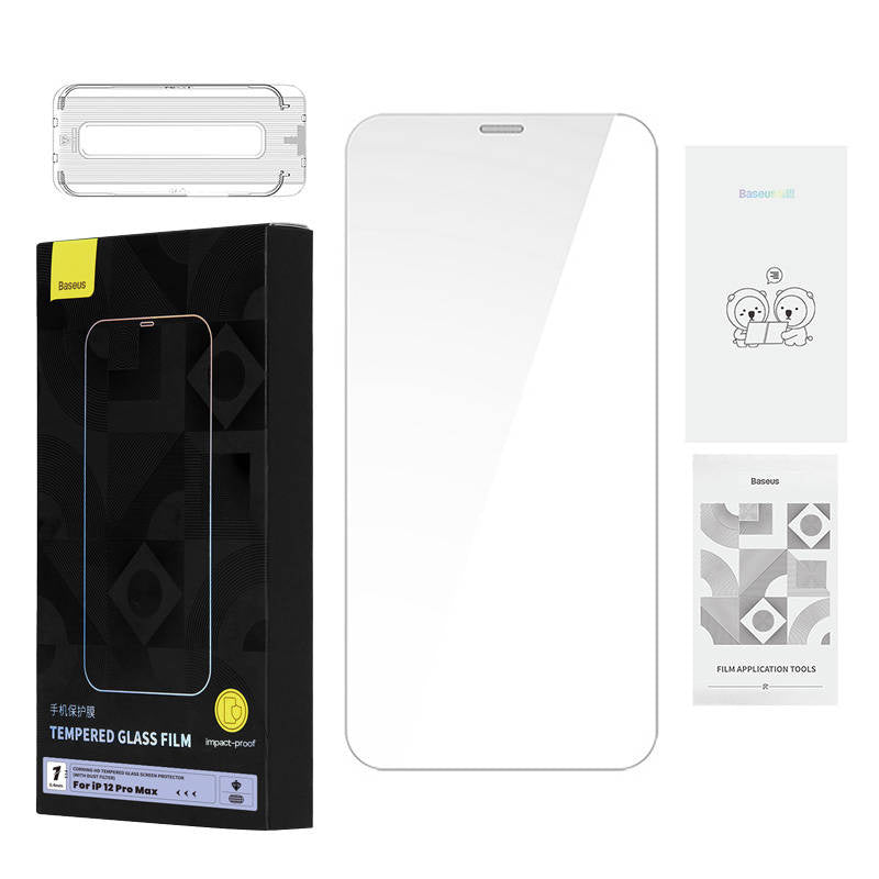 Baseus Προστατευτικό Οθόνης Tempered Glass 0.4mm για iPhone 12 Pro Max (Διαφανές)
