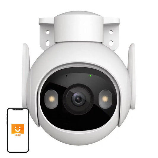IMOU Εξωτερική Κάμερα Παρακολούθησης WiFi 360° Cruiser 2 5MP (Λευκό)