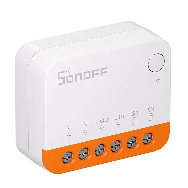Sonoff Έξυπνος Ενδιάμεσος Διακόπτης WiFi MINIR4 (Λευκό)