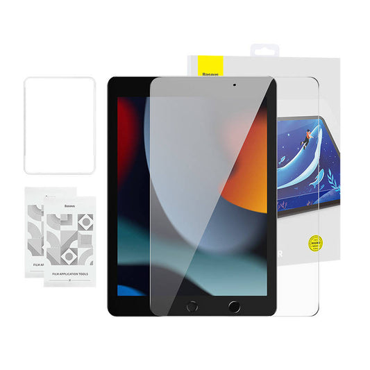 Baseus Προστατευτικό Οθόνης Tempered Glass Crystal 0.3 mm για iPad Pro/Air3/ 10.2" iPad 7/8/9 (2τμχ) (Διαφανές)