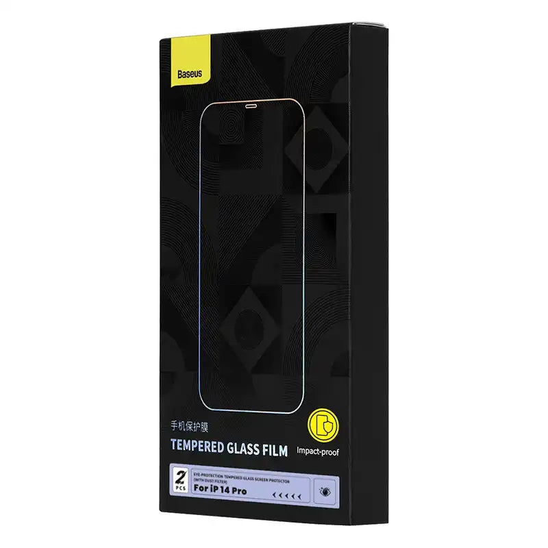 Baseus Προστατευτικό Οθόνης Tempered Glass με Φίλτρο Ιδιωτικότητας Crystal Series για iPhone 14 Pro