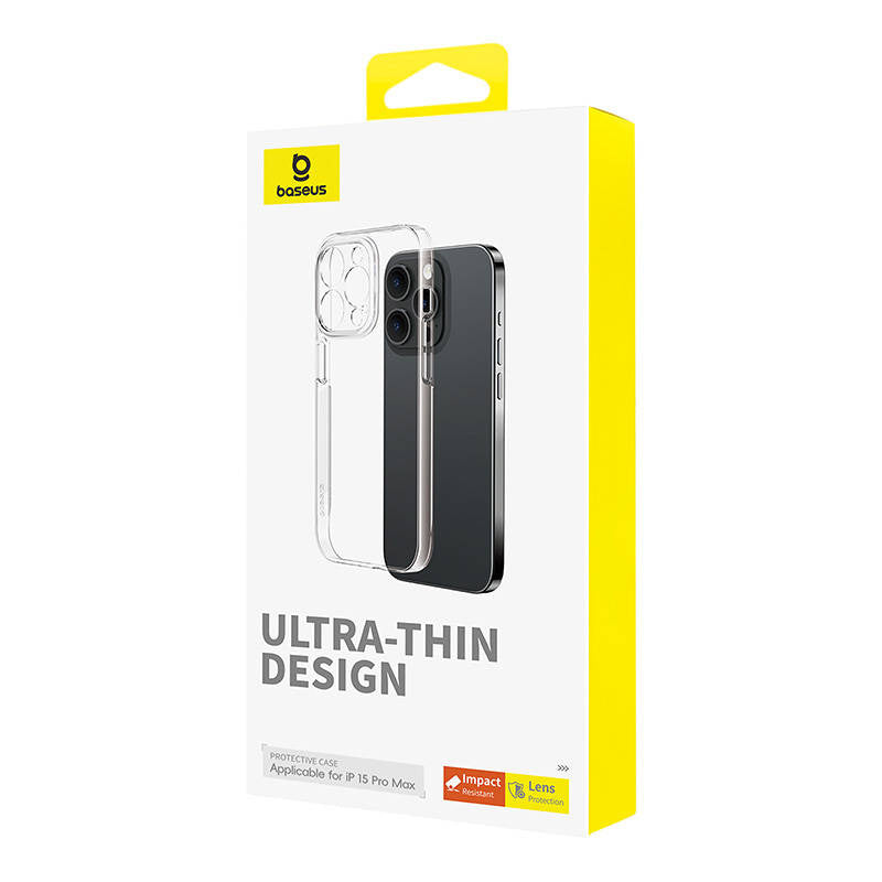 Baseus Θήκη OS-Lucent Series για iPhone 15 ProMax (Διαφανής)
