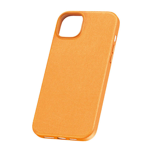 Baseus Θήκη Τηλεφώνου Fauxther Series για iPhone 15 ProMax (Πορτοκαλί)