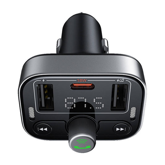 Baseus Transmitter/Φορτιστής Αυτοκινήτου S-09 Pro, Bluetooth (Μαύρο)