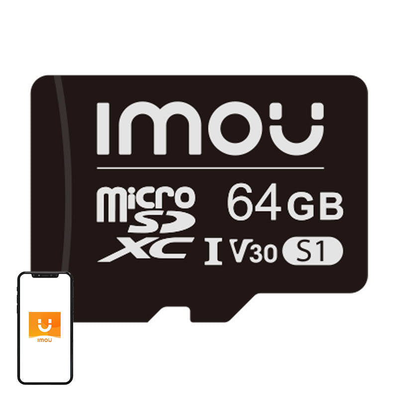 Imou Κάρτα Μνήμης microSD (UHS-I, SDXC, 10/U3/V30, 95/38) 64GB