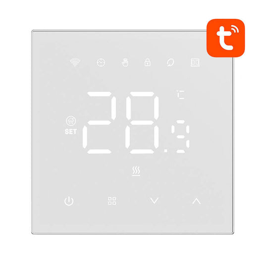 Avatto Έξυπνος Θερμοστάτης WT410-BH-3A-W Boiler Αερίου 3A WiFi (Λευκό)