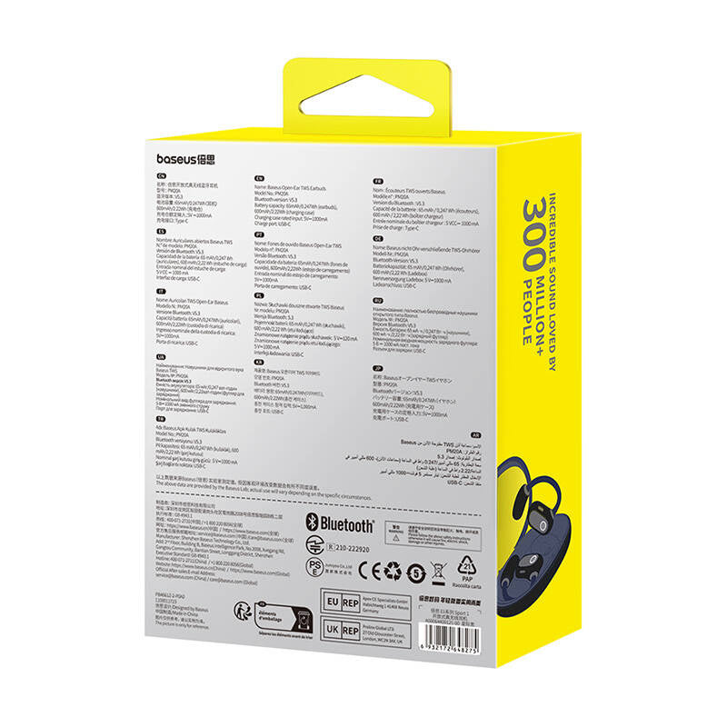 Earphones TWS Baseus Eli Sport 1, (black)