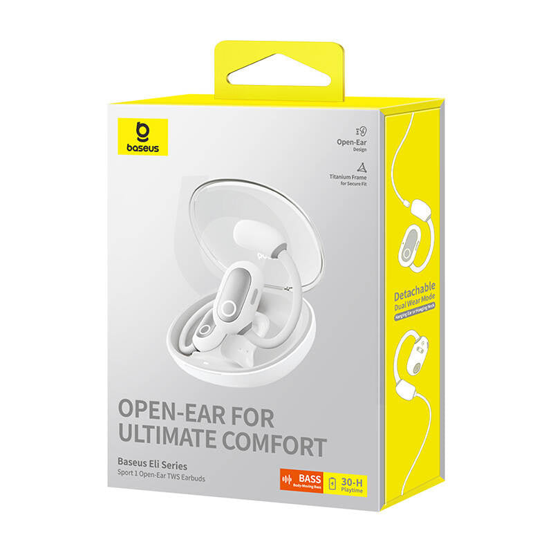 Earphones TWS Baseus Eli Sport 1, (white)