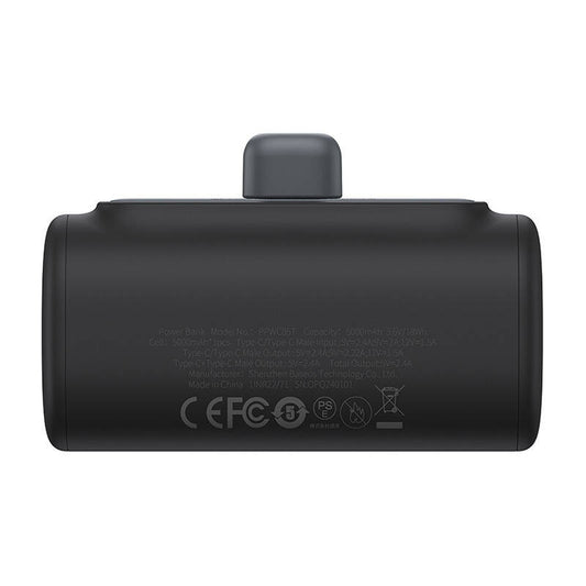 Powerbank Baseus Compact 5000mAh, 20W, USB-C (black)