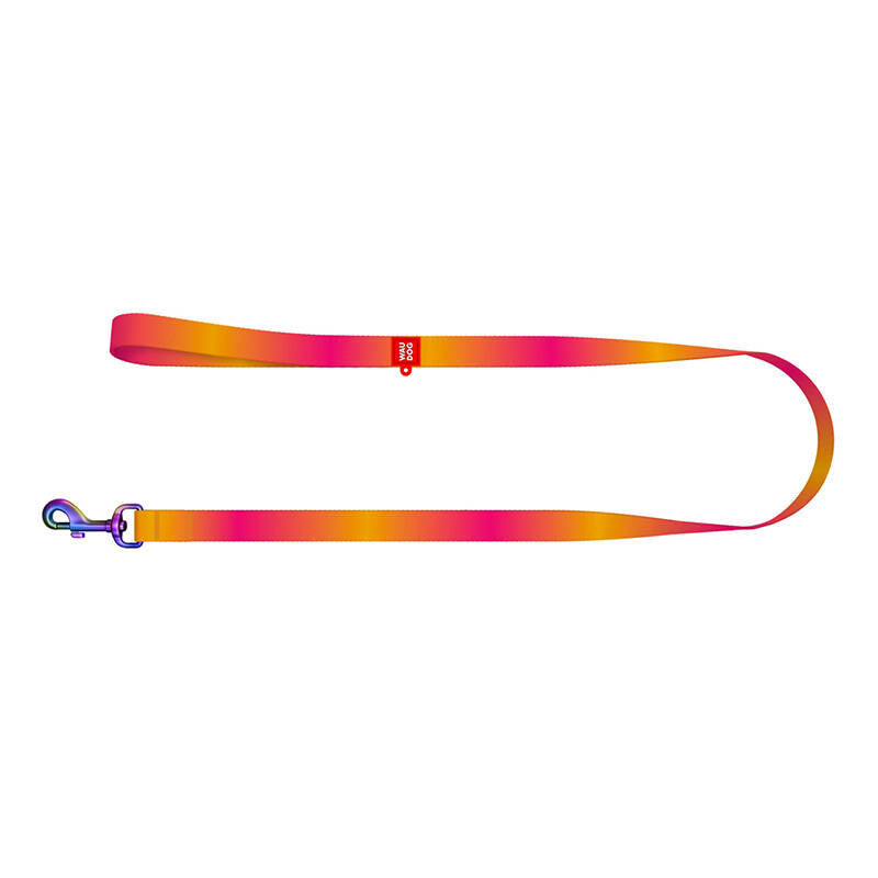 Nylon dog leash WAUDOG gradient, lgth. 122cm, orange