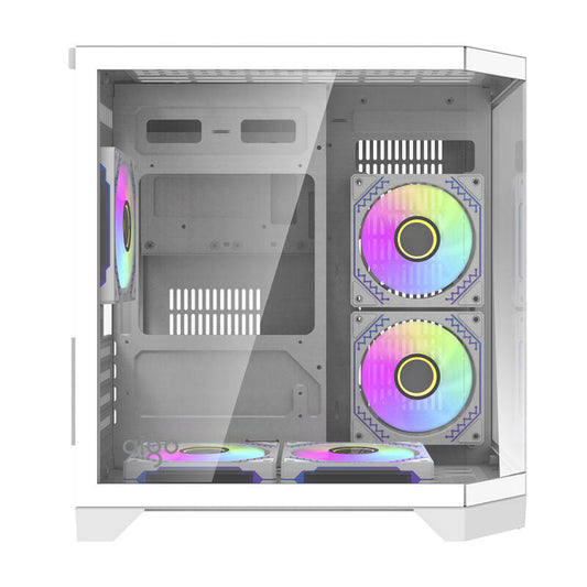 Darkflash Computer Case FT350 + 5 aRGB fans (white)