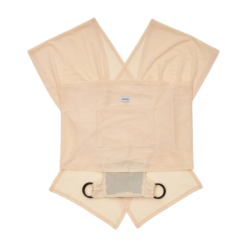 MomCozy Baby Wrap Carrier Air Mesh CR006-SK00NB-A (beige)