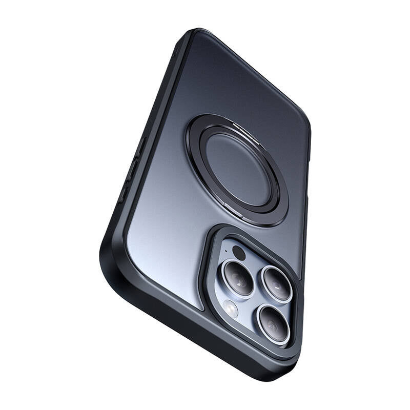 McDodo PC-4933 MagSafe  Case for iPhone 16 Pro Max with stand (black)