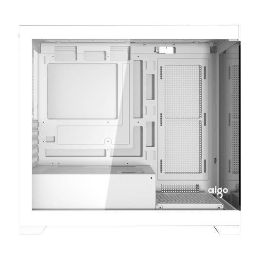 Darkflash Computer Case C218M + 6 ARGB fans (White)