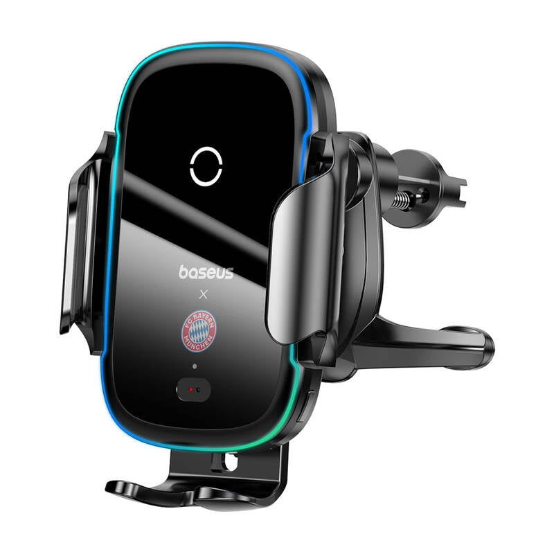 Holder with charger 15W (black) Bayern Edition
