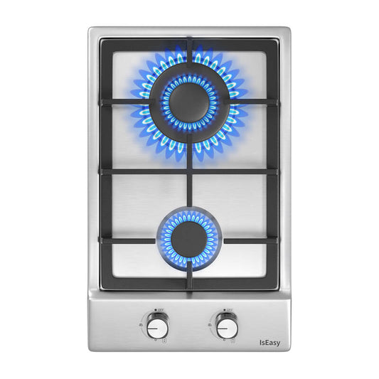 Gas stove IsEasy Two-zones MGBS-312A (Stainless steel)