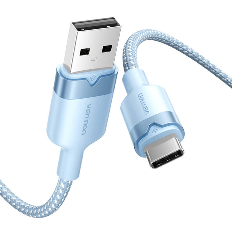 USB 2.0 A Male to C Male 3A Cable Vention CTNLF 1M (Blue)
