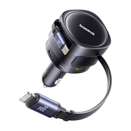 CarCharger Baseus C+L & U+C Port 90W Black