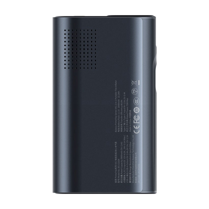 Tire Inflator Baseus PrimeTrip VA1 2-in-1 Black