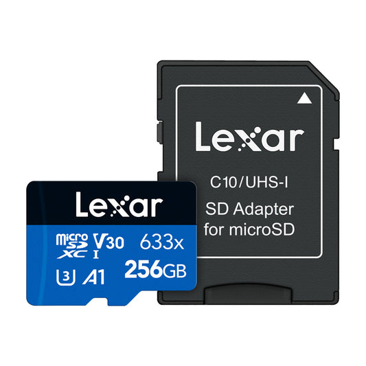 Memory card Lexar High-Performance 633x microSDXC 256GB + adapter SD