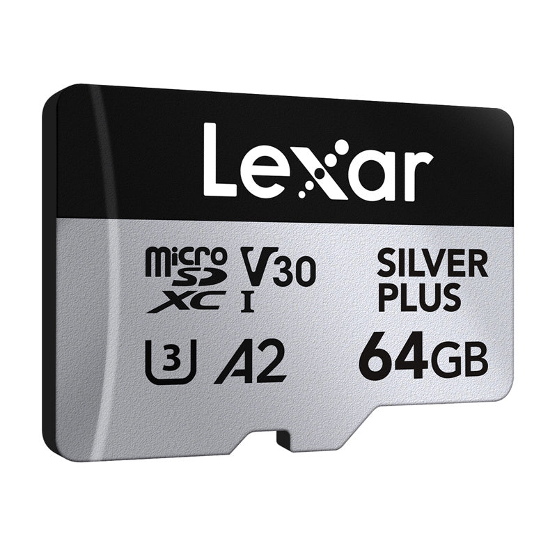 Memory card Lexar High-Performance Silver Plus microSDXC 64GB + adapter