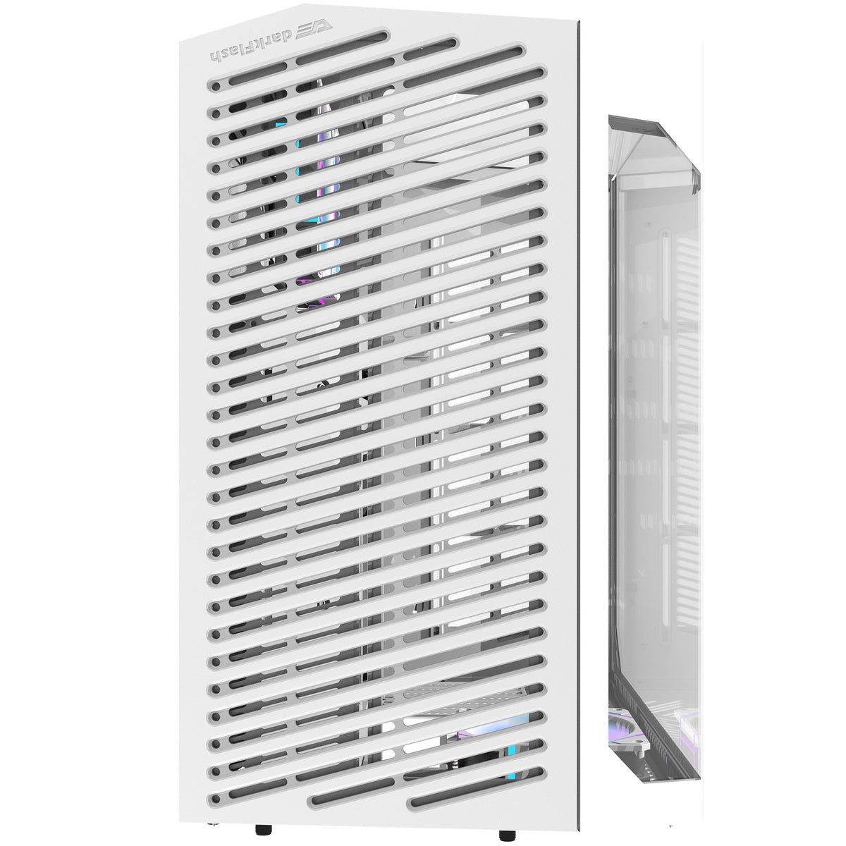 Darkflash DY470 computer case (white) + 4 fans + GPU holder