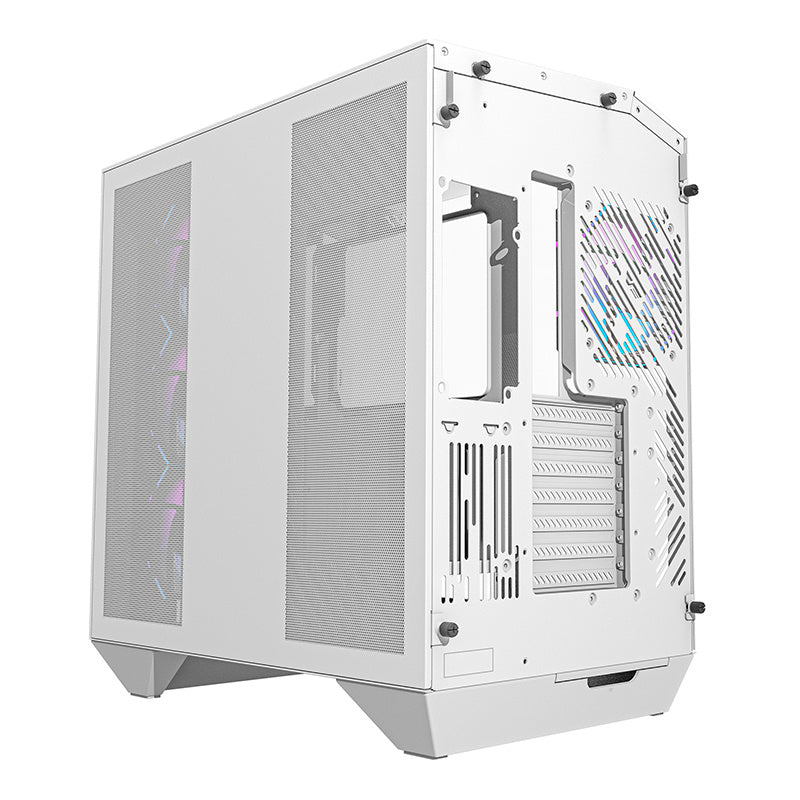 Darkflash DY470 computer case (white) + 4 fans + GPU holder