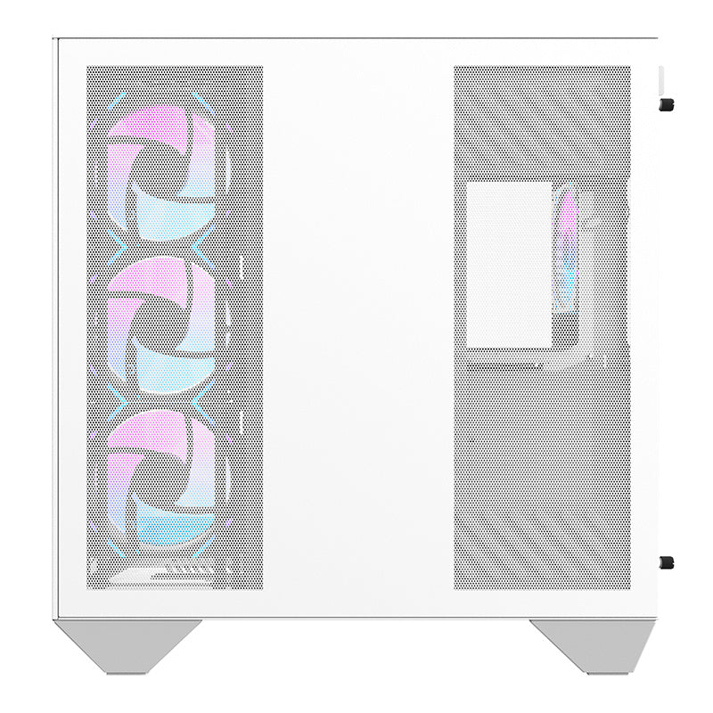 Darkflash DY470 computer case (white) + 4 fans + GPU holder