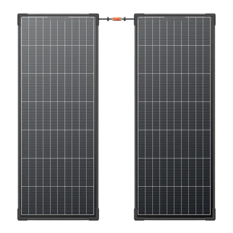 Set 2x EcoFlow 130W photovoltaic panel (rigid construction)