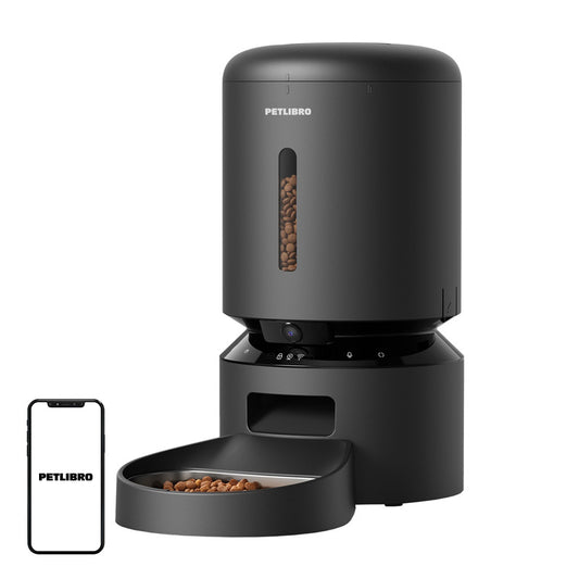 PetlibroGranary Camera Feeder Single Tray, 5L (black)