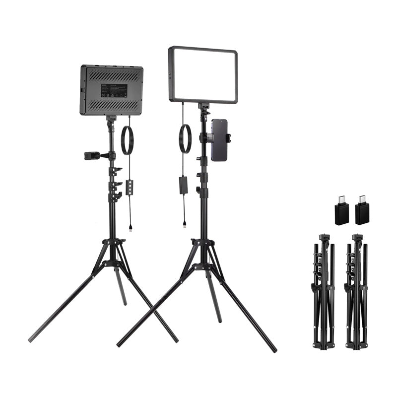 Kit Neewer BP300 two lamps LED + tripods + phone holders