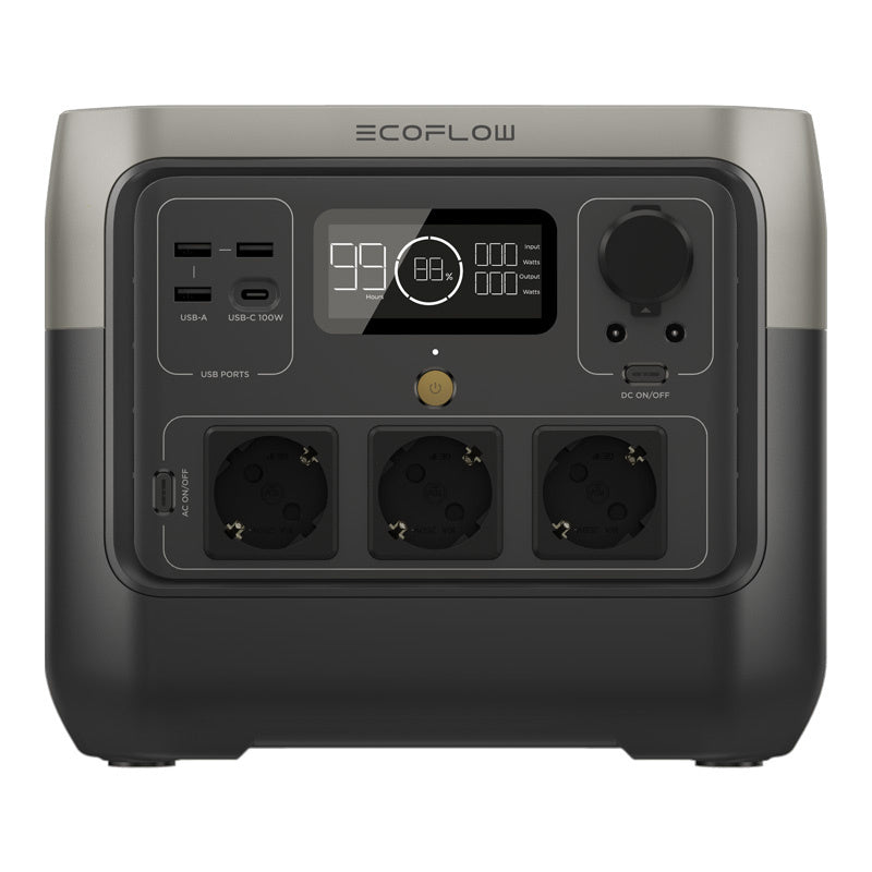 Bundle: Power station EcoFlow River 3 + portable solar panel 160W