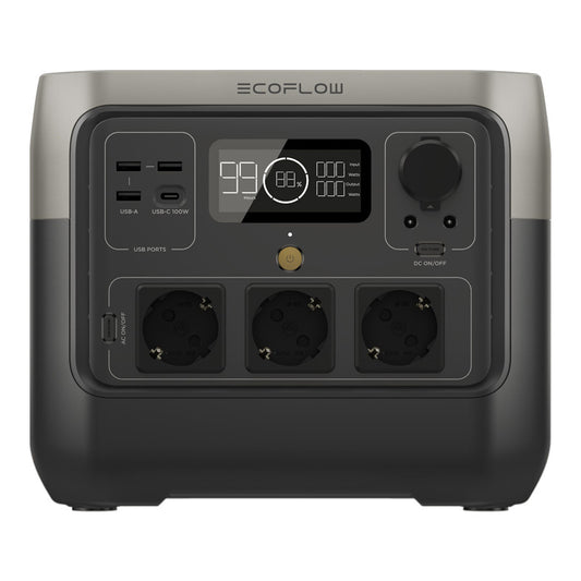 Bundle: Power station EcoFlow River 3 + portable solar panel 160W