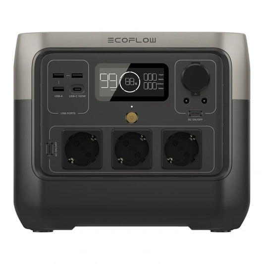 Bundle: Power station EcoFlow River 3 + portable solar panel 160W