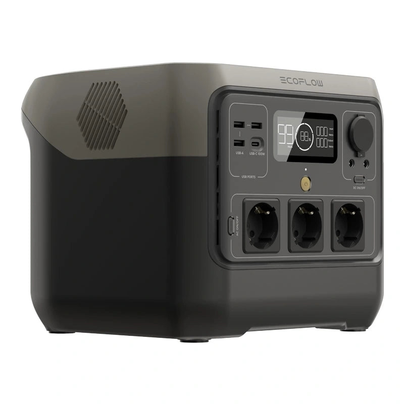 Bundle: Power station EcoFlow River 3 + portable solar panel 160W