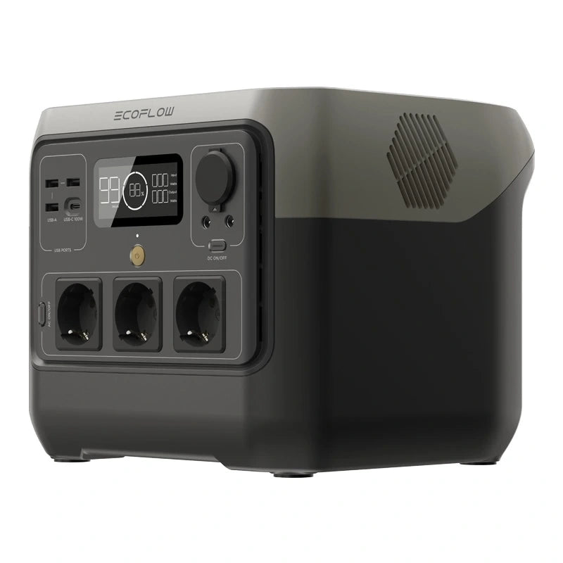 Bundle: Power station EcoFlow River 3 + portable solar panel 160W