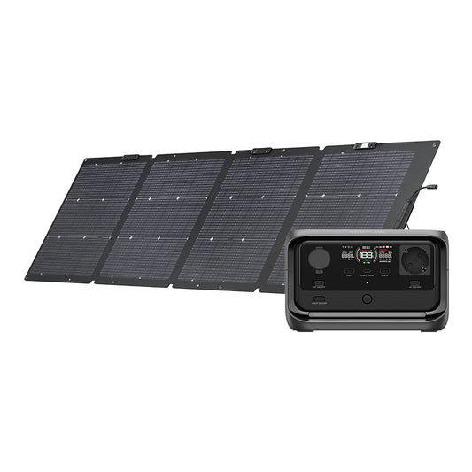 Bundle: Power station EcoFlow River 3 Plus + portable solar panel 220W